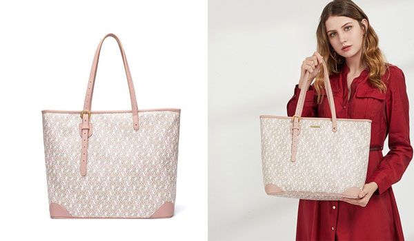 Mua Túi Tote Venuco Madrid F38 - P20F38 màu Hồng, Da PU + Polyester, chính hãng, Giá tốt